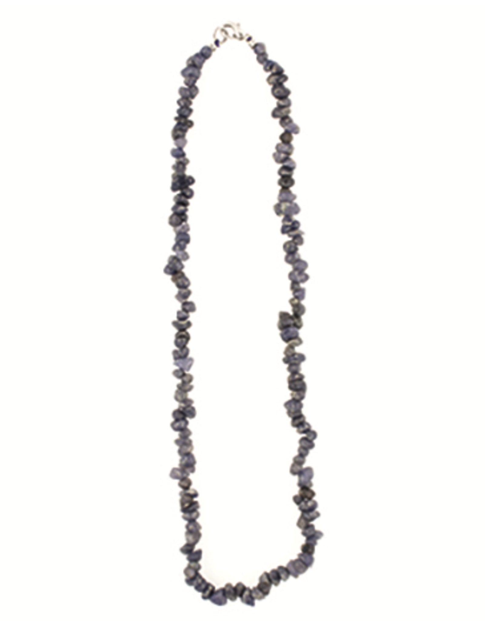 Agaat blauw splitketting (gekleurd)