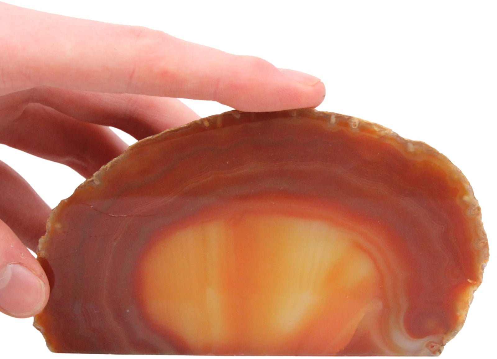 Agaat einden rood (gekleurd), p/kg
