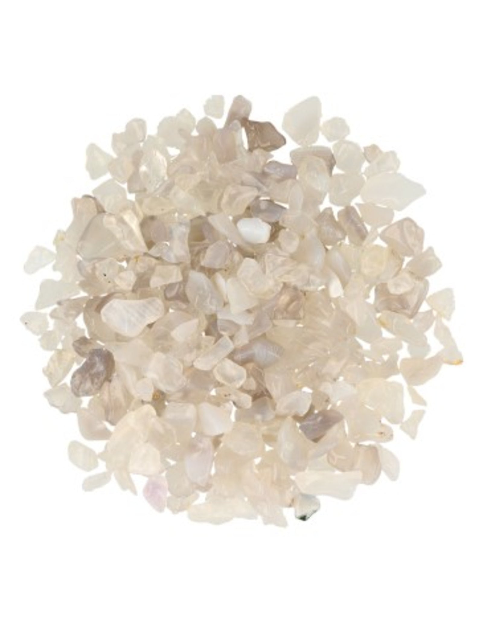 Agaat grijs 100gr. trommelstenen (mt1)