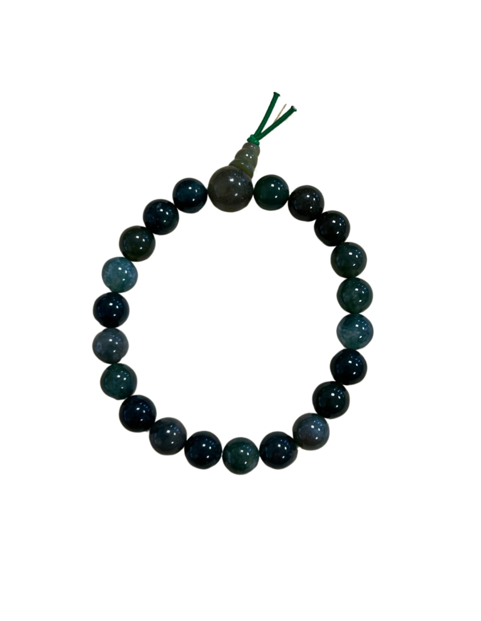 Agaat mos powerbead armband