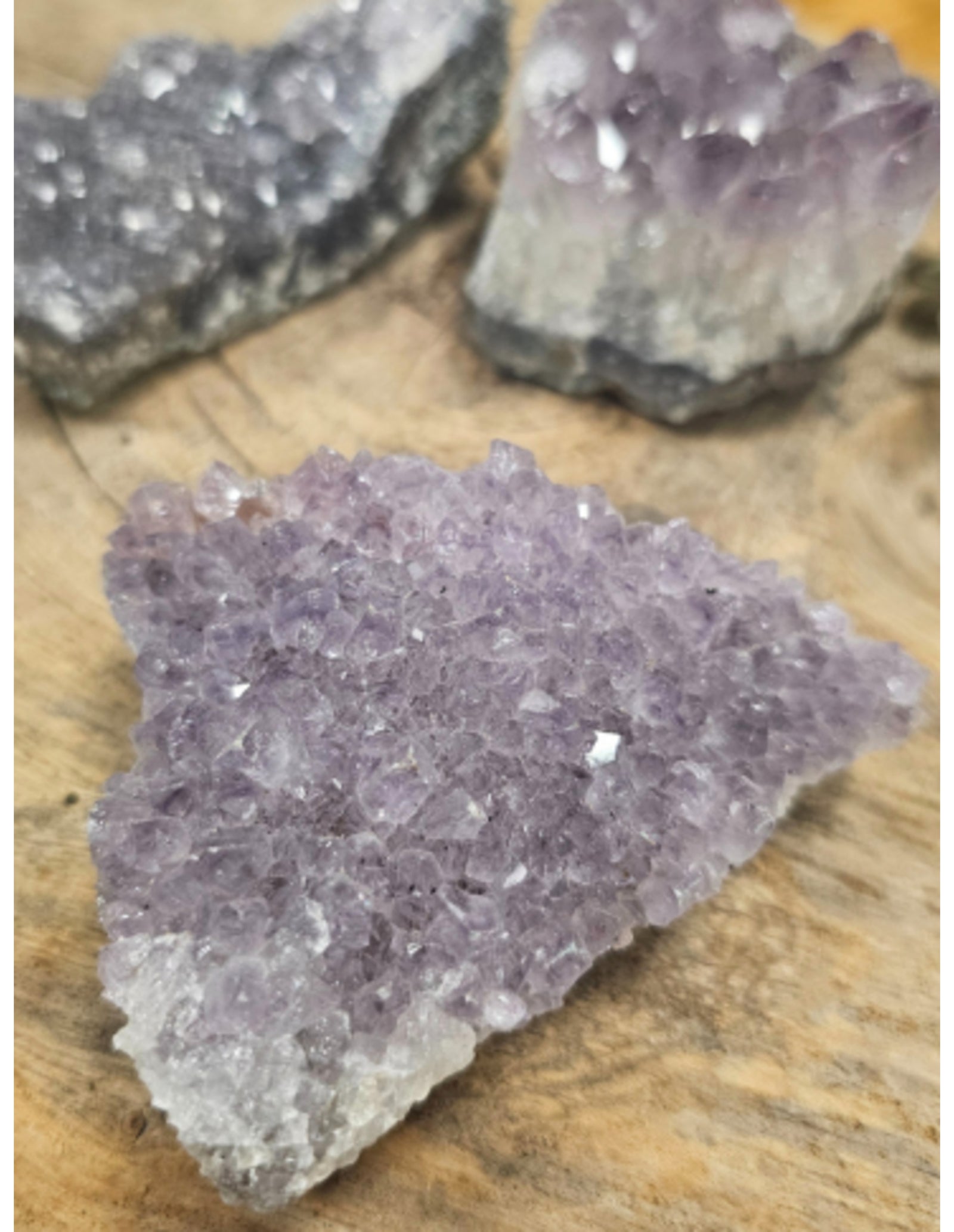 Amethist Brazilië ruw 165-225 gram