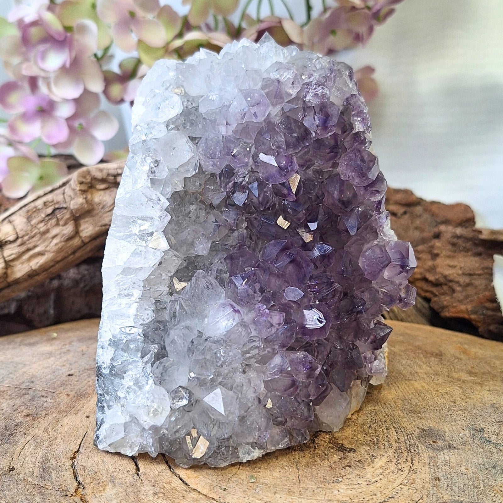 Amethist Brazilië ruw cut base nr.77