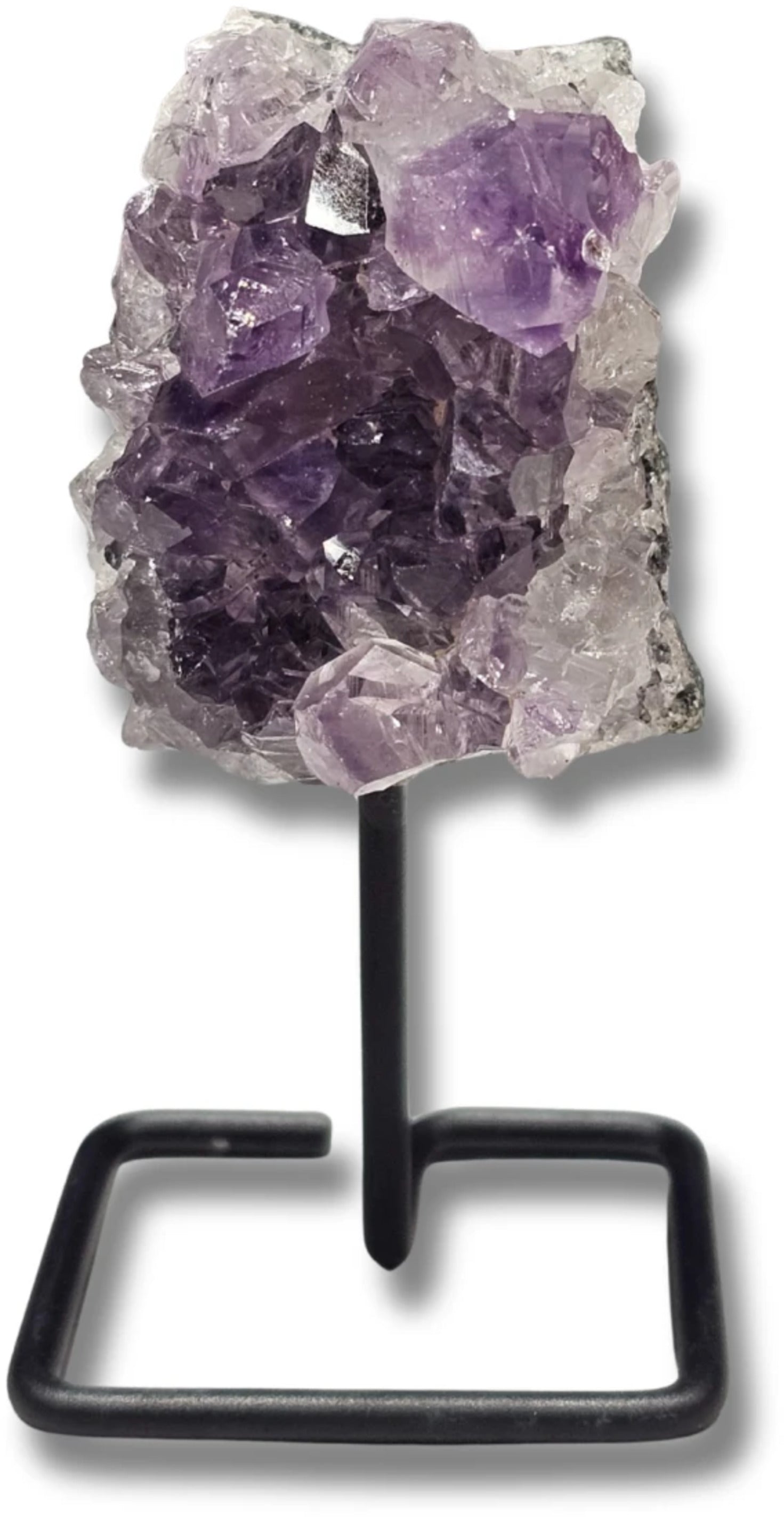 Amethist op metalen standaard mini p/st