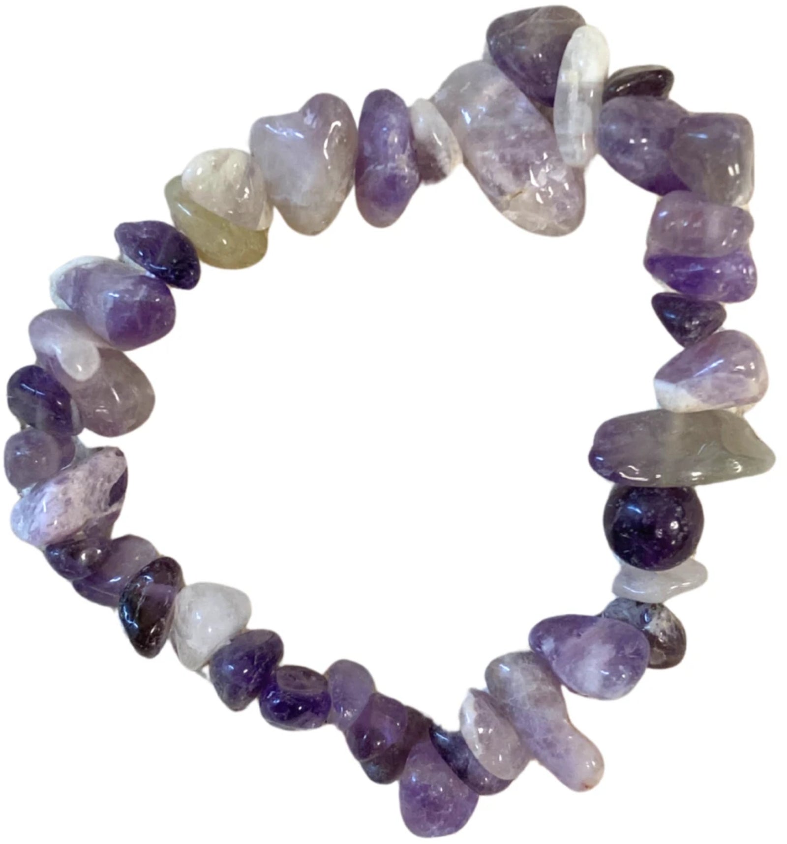 Amethist splitarmband
