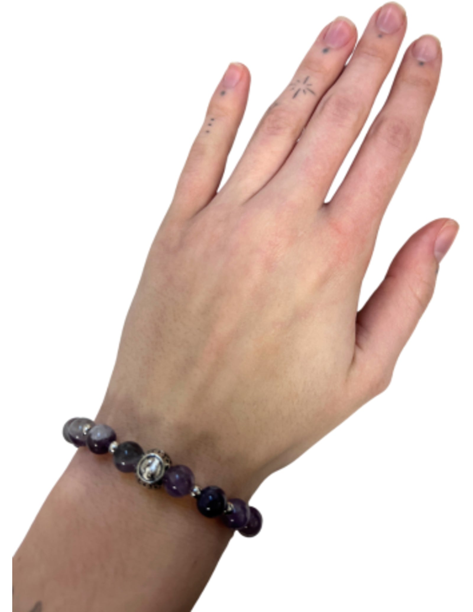 Amethist sterrenbeeld armband - Vissen