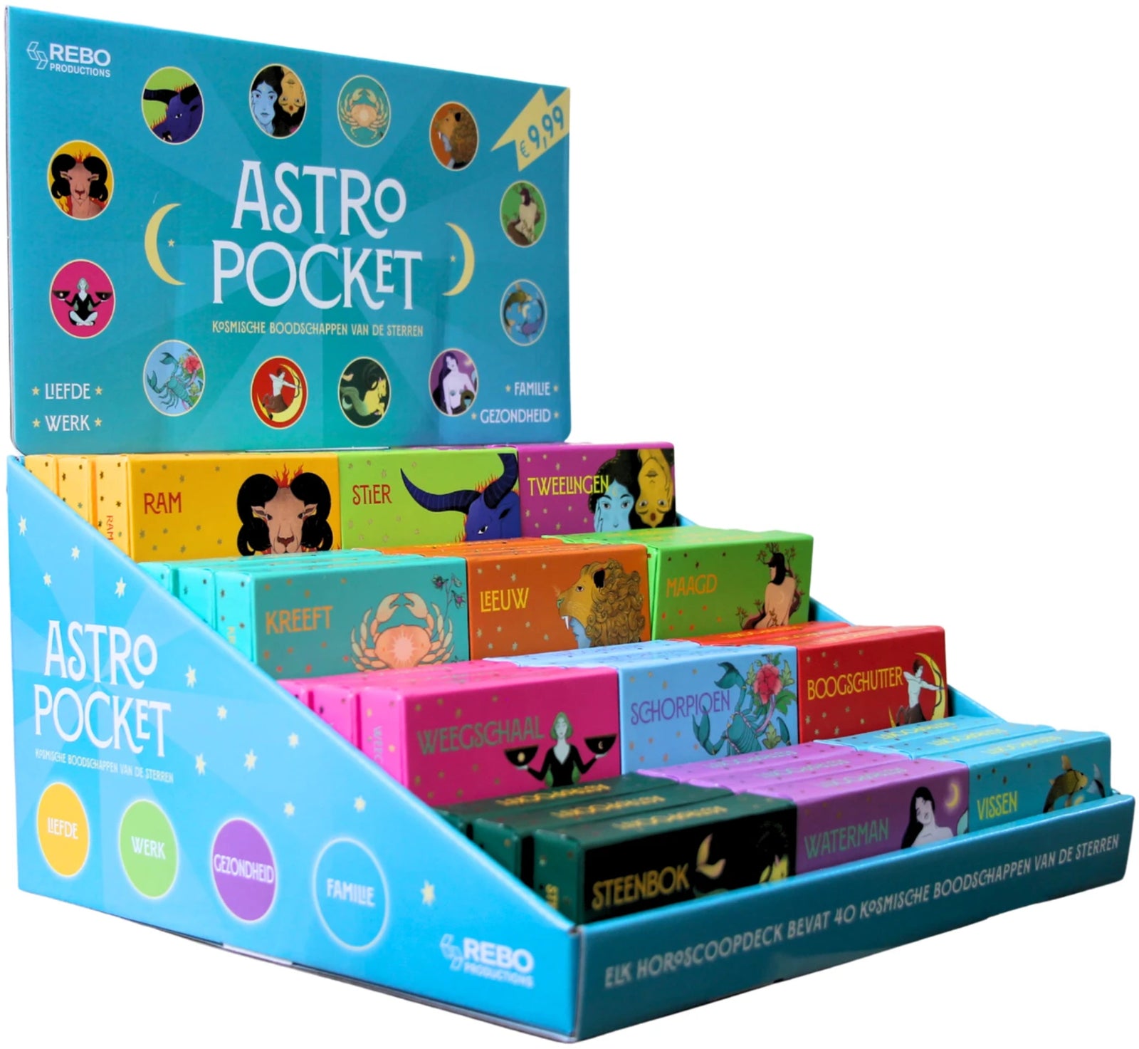 Astro pocket - Display met 12 sterrenbeeldkaarten