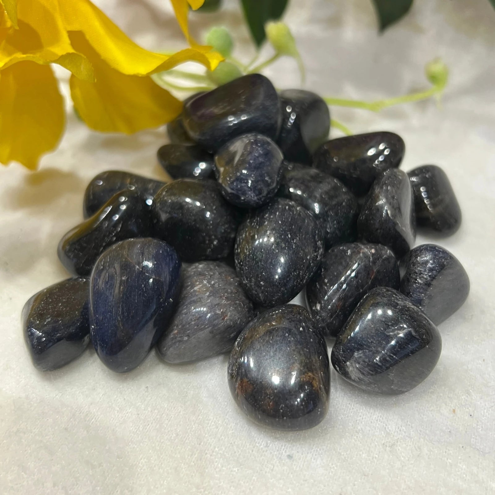 Aventurijn blauw trommelstenen 250 gr. (mt3)