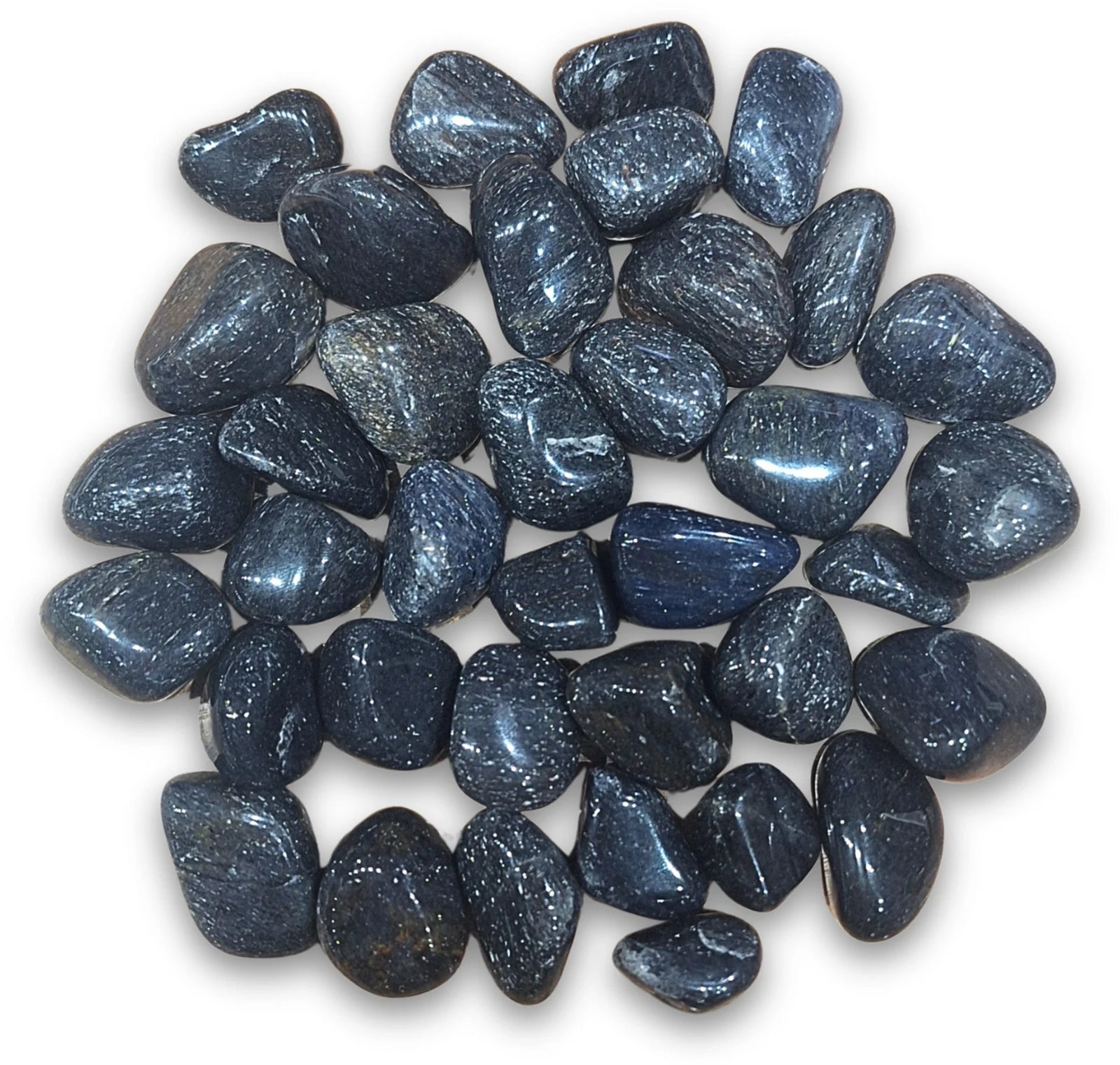 Aventurijn blauw trommelstenen 500 gr. (mt3)
