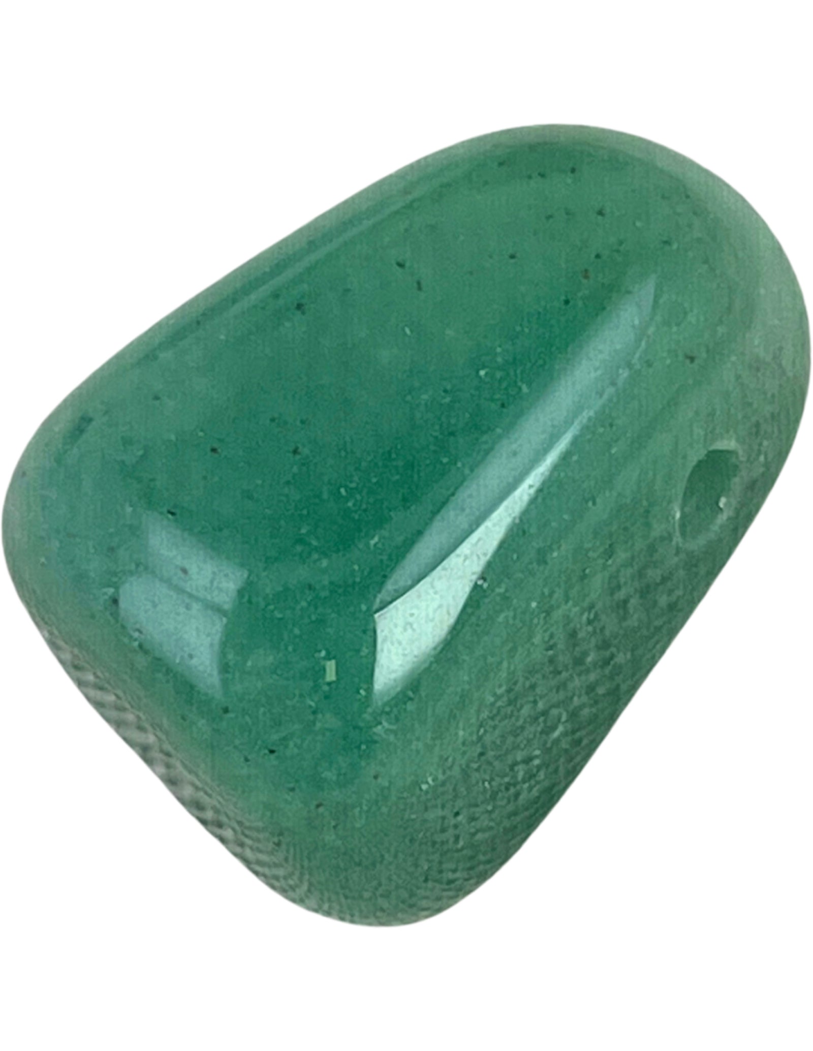 Aventurijn groen doorboorde hanger