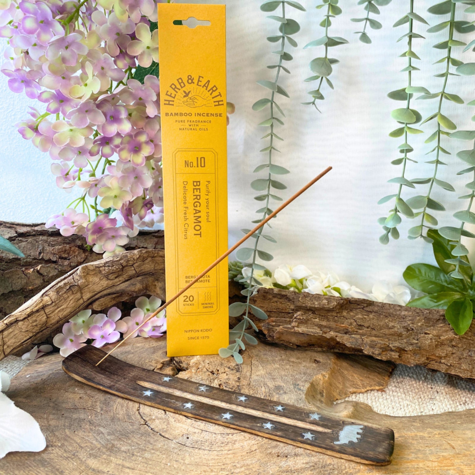 Bergamot Herb & Earth Nippon Kodo - Wierook Stokjes