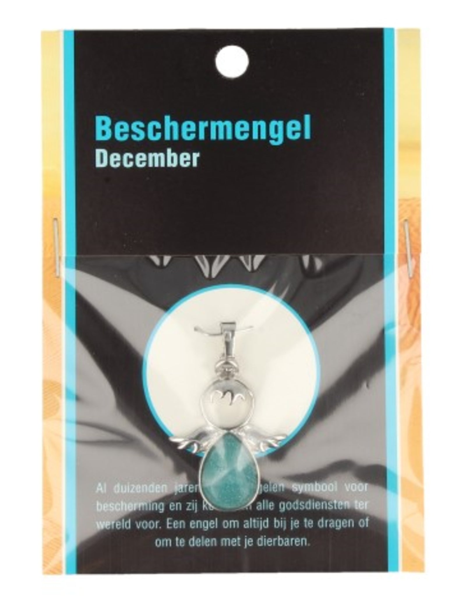 Beschermengel December op kaartje