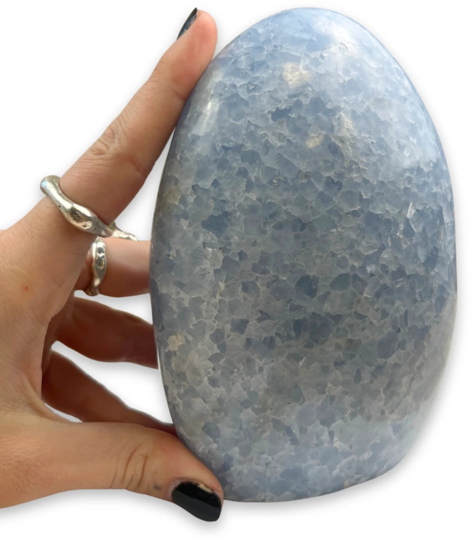 Calciet blauw sculptuur nr.16