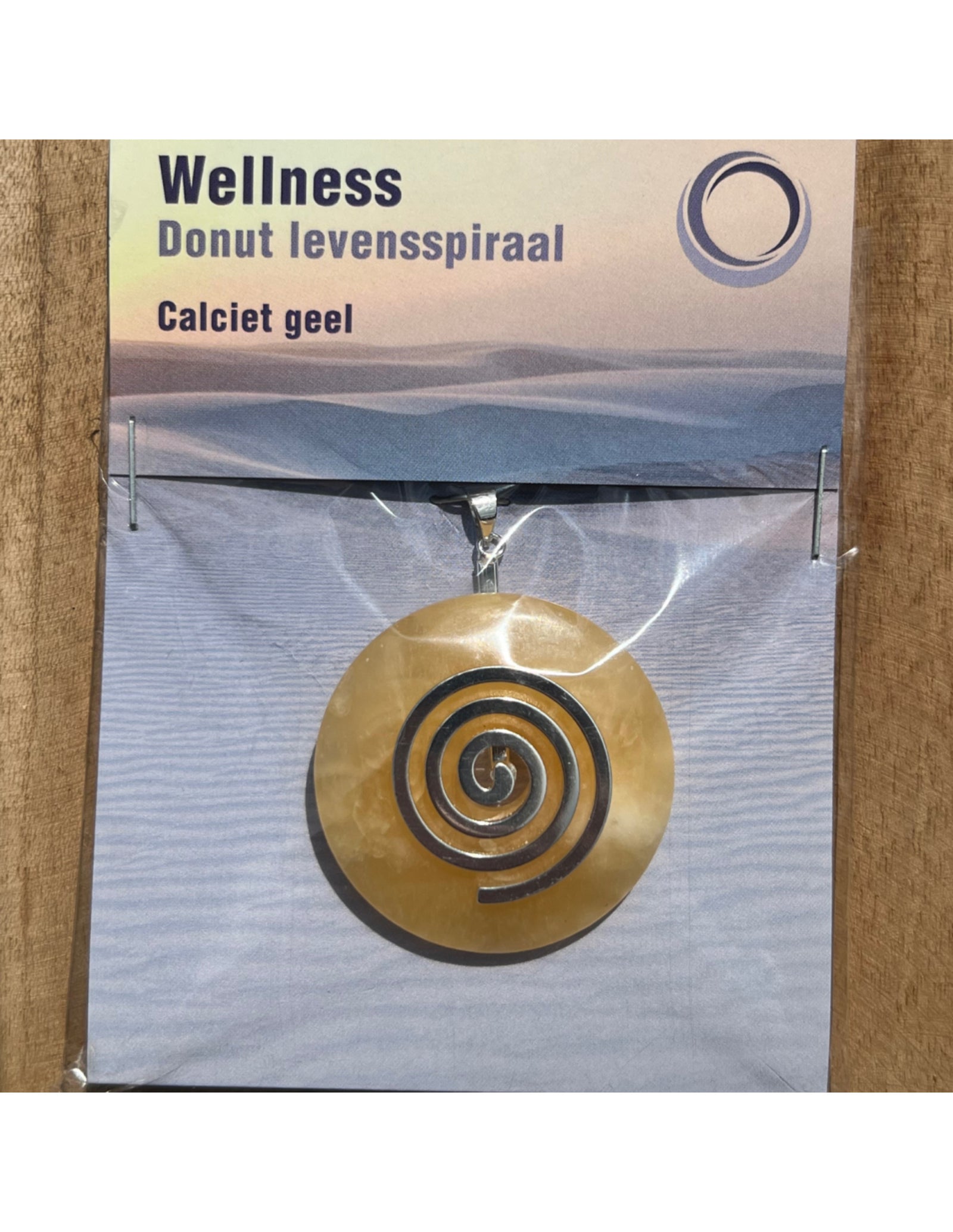 Calciet geel donut levensspiraal