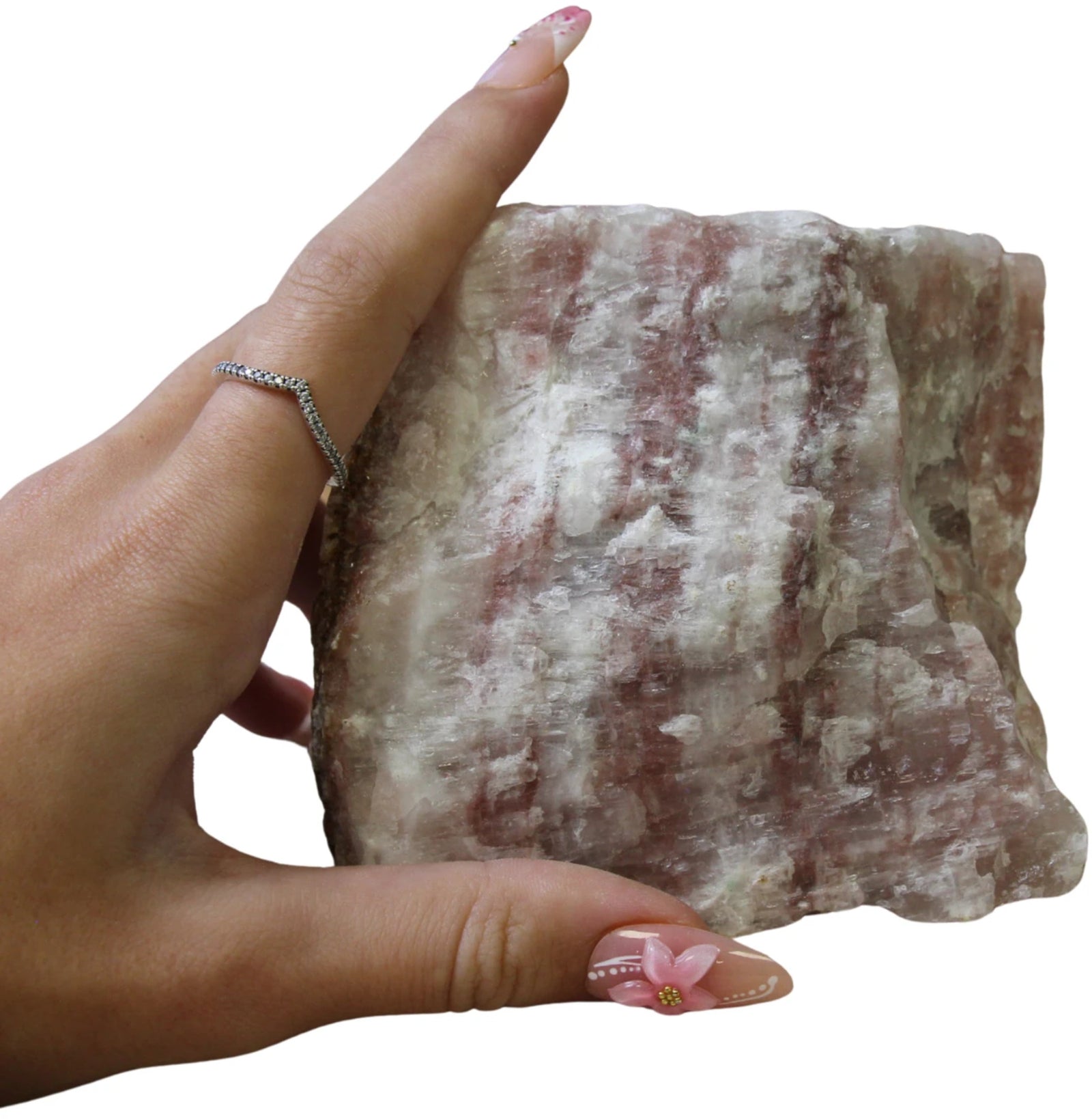 Calciet roze ruw nr.07