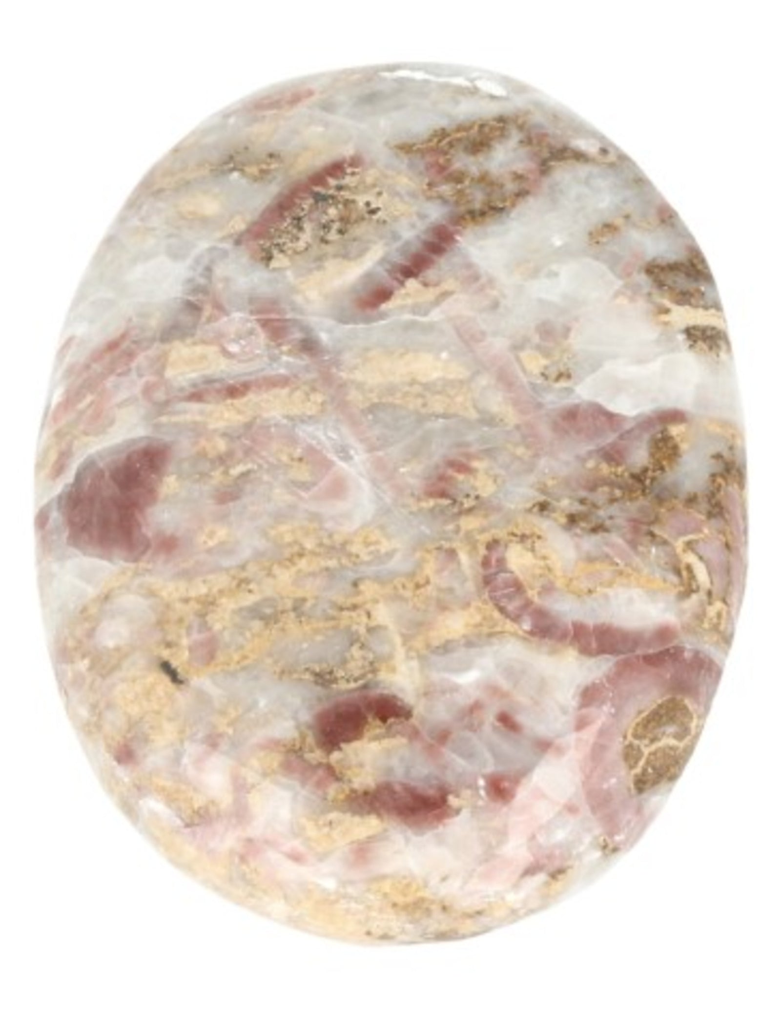 Calciet Strawberry handsteen