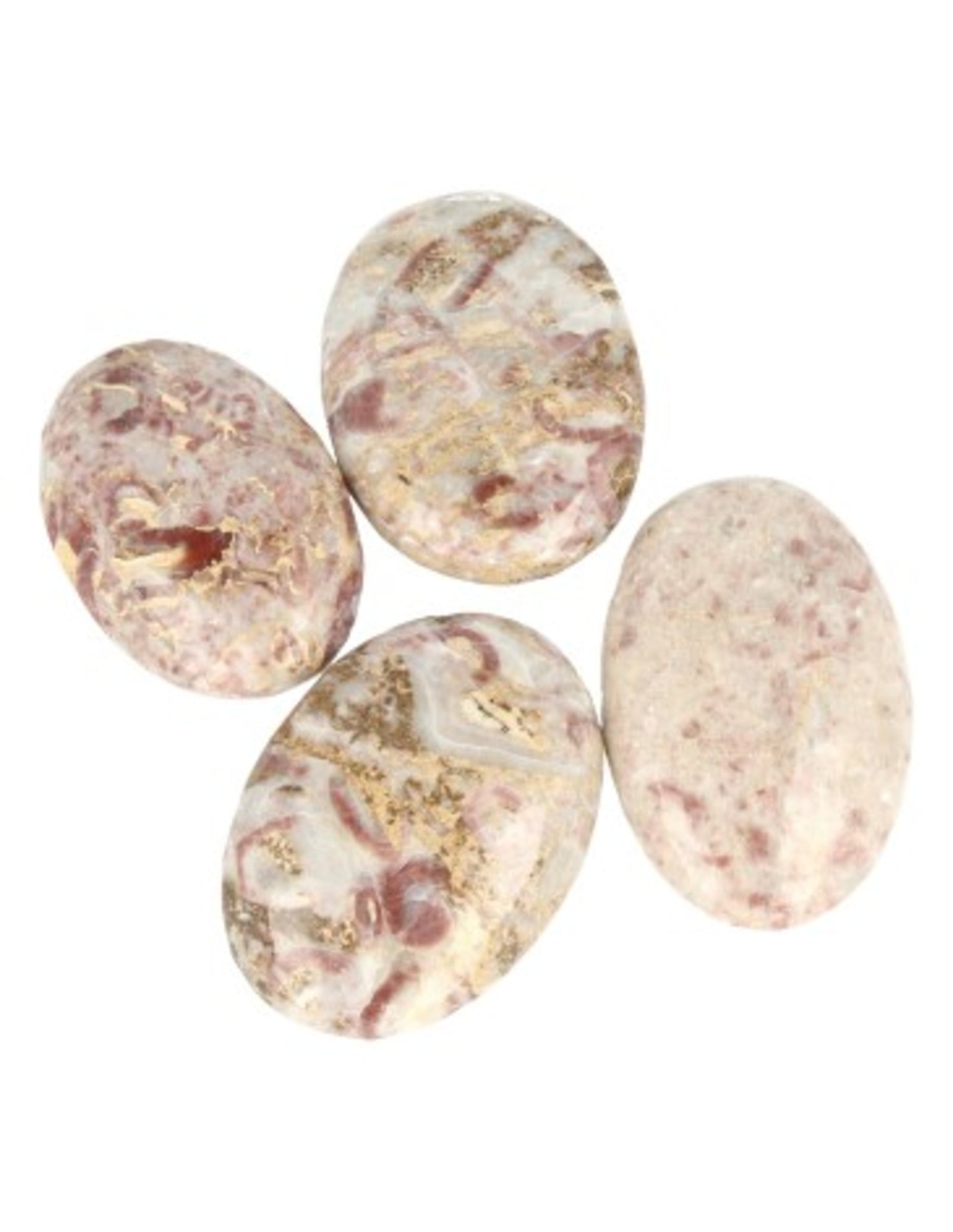 Calciet Strawberry handsteen