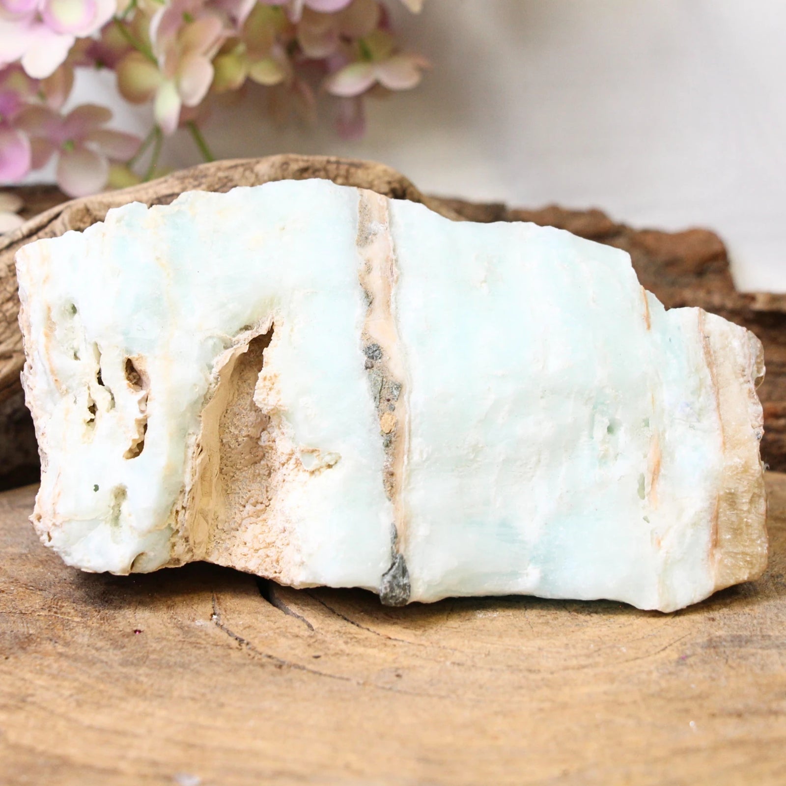 Caribbean blue Calciet ruw nr.10