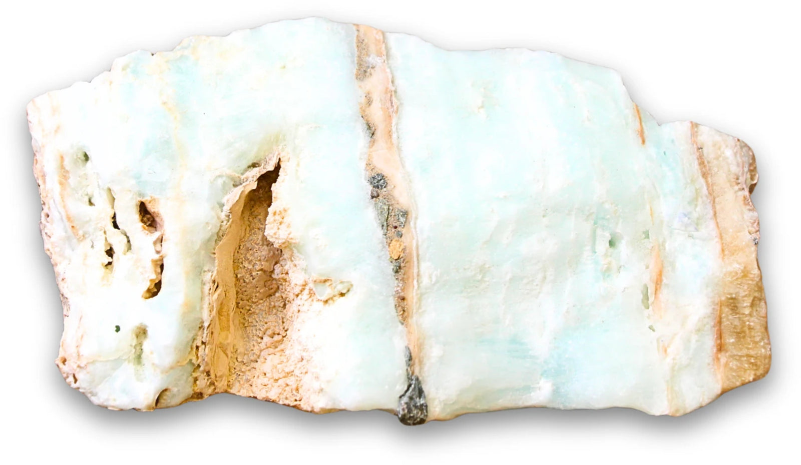 Caribbean blue Calciet ruw nr.10