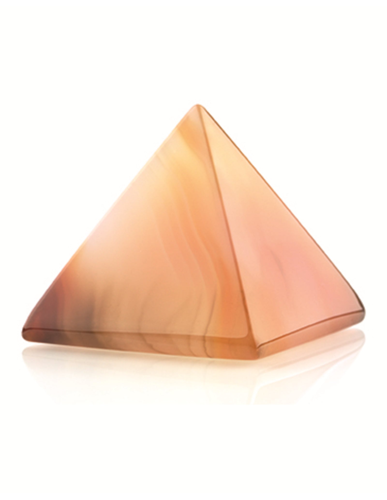 Carneool piramide 30 mm edelsteen