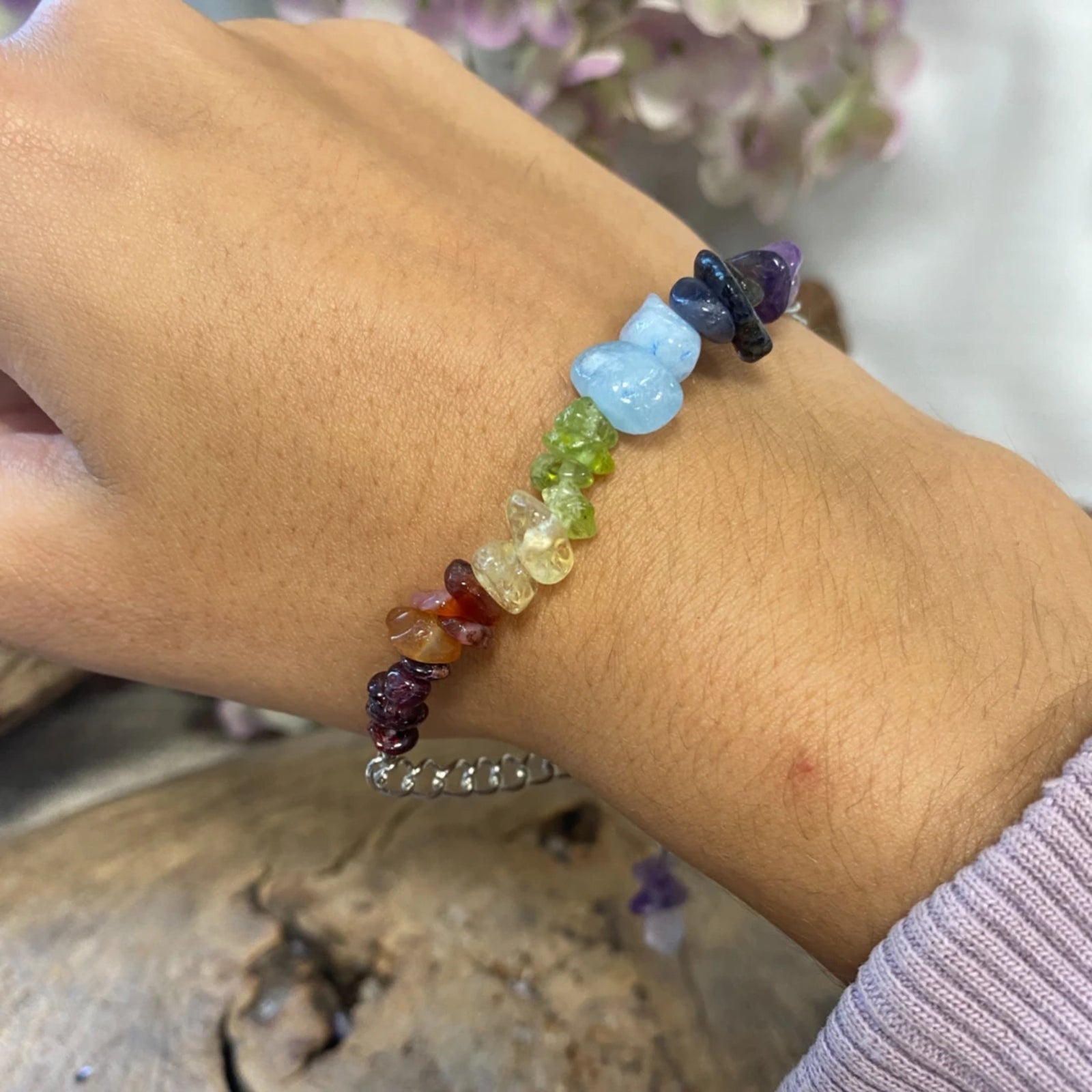 Chakra bar armband