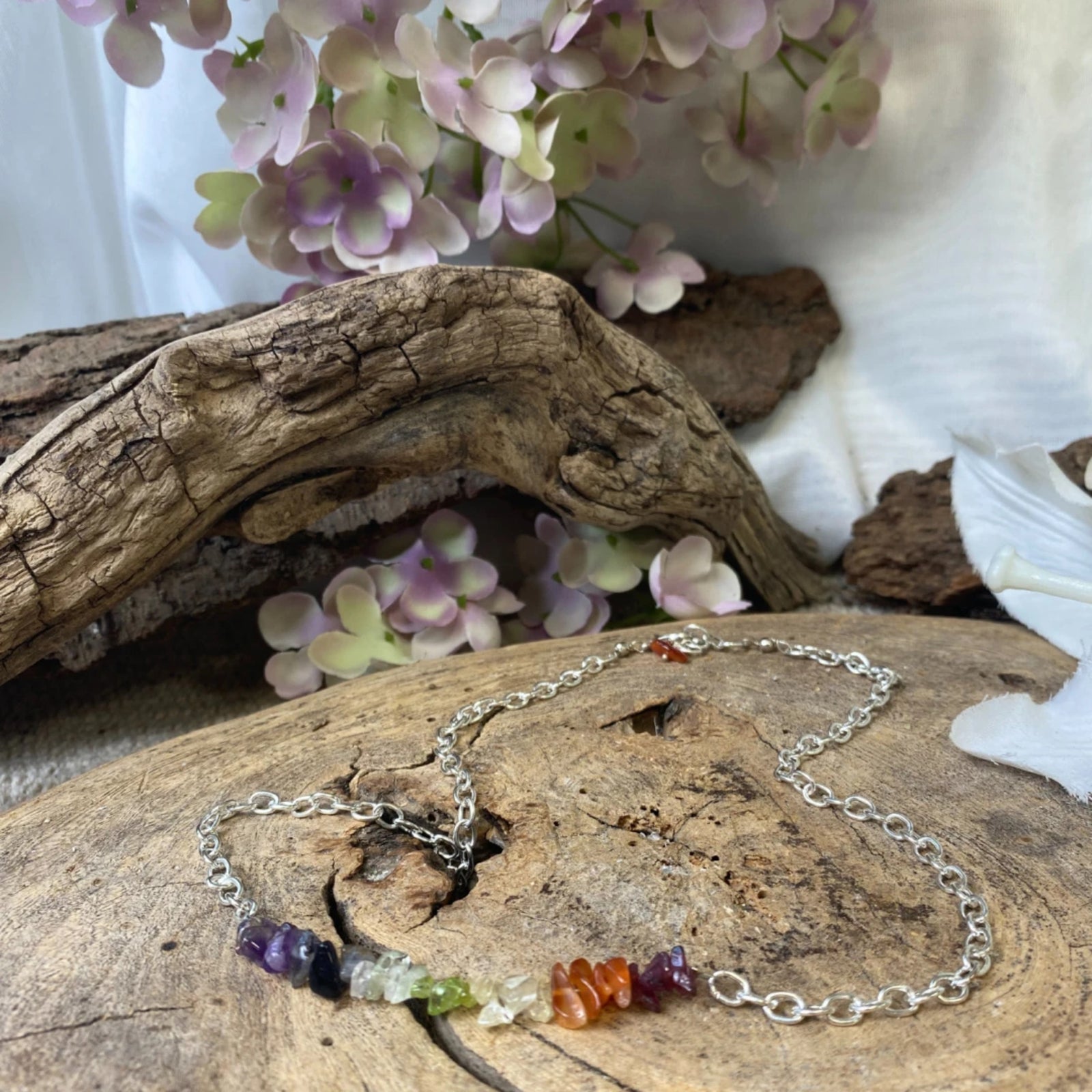 Chakra bar ketting