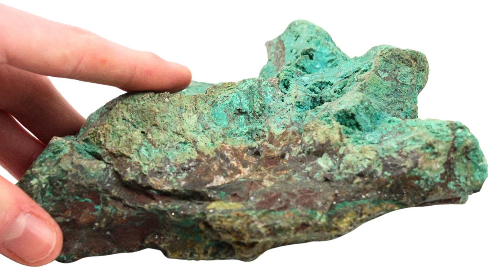 Chrysokolla ruw stuk nr.19