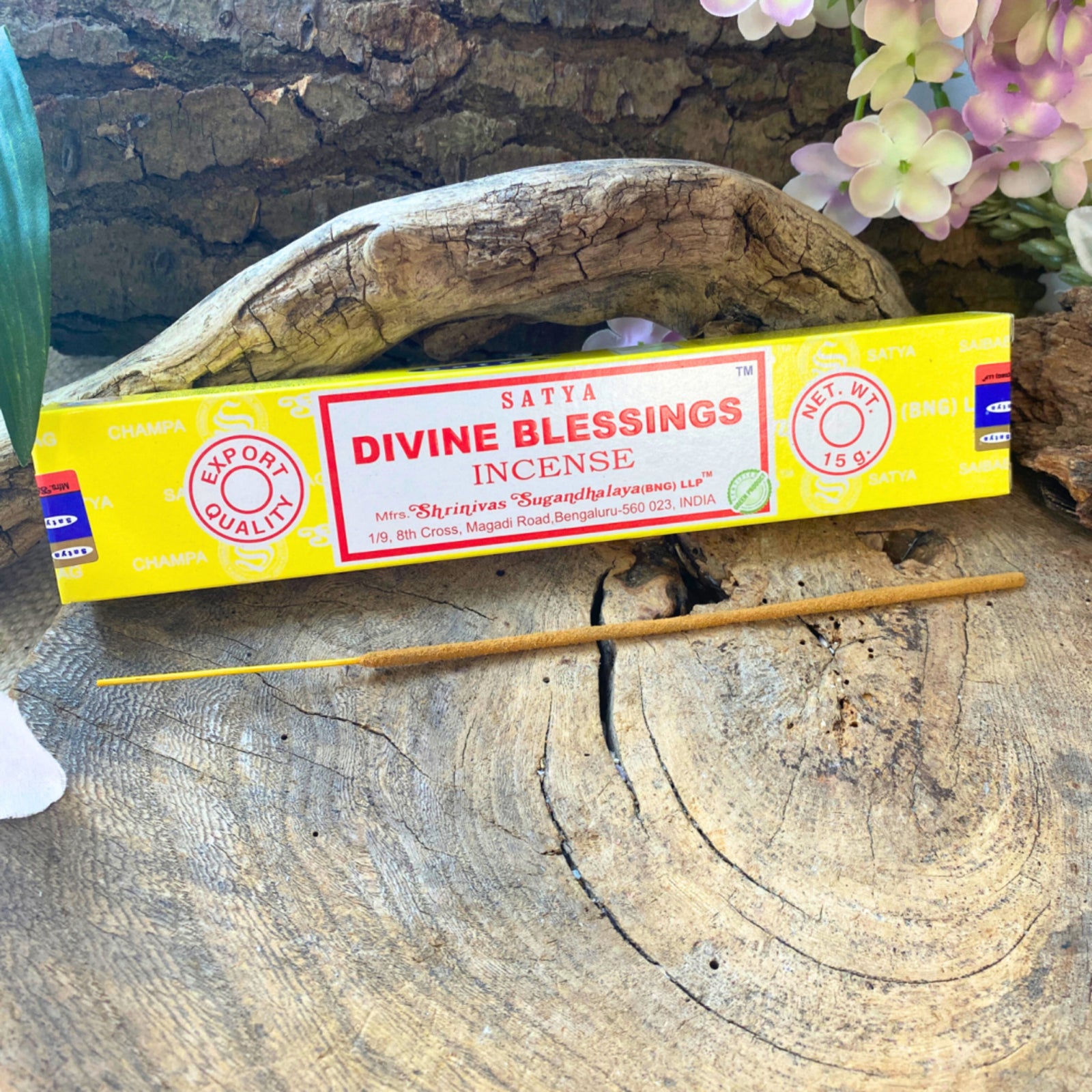 Divine Blessing wierook 15 grams Satya - doos van 12 st.