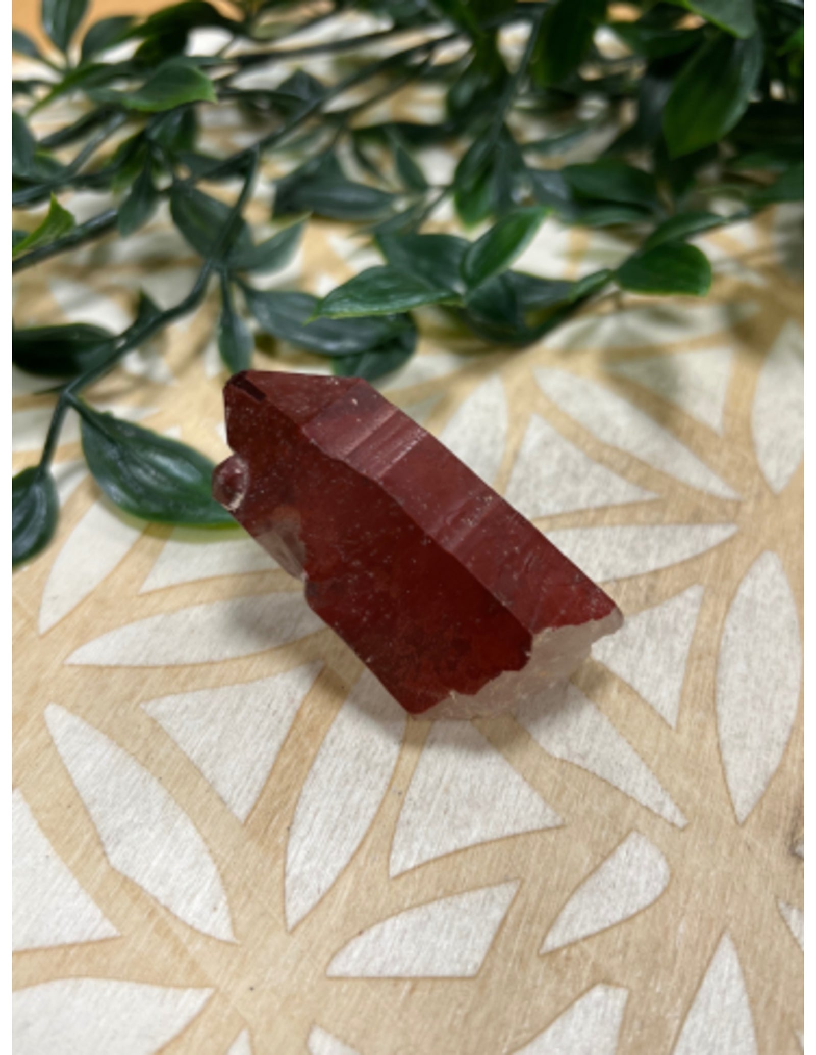 Doosje Bergkristal rood