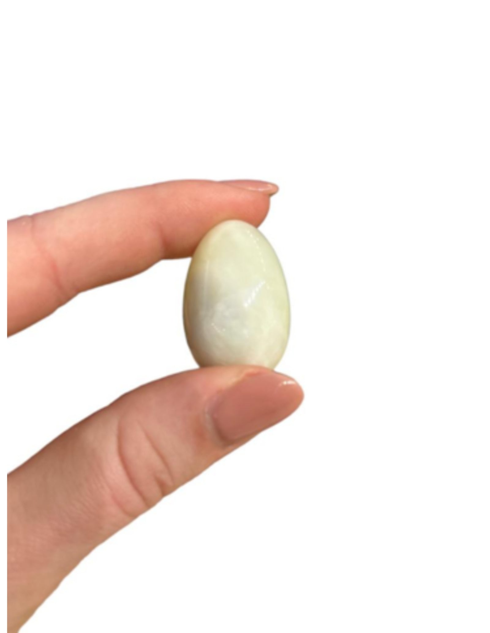 Edelsteen ei 30 mm Jade Serpentijn