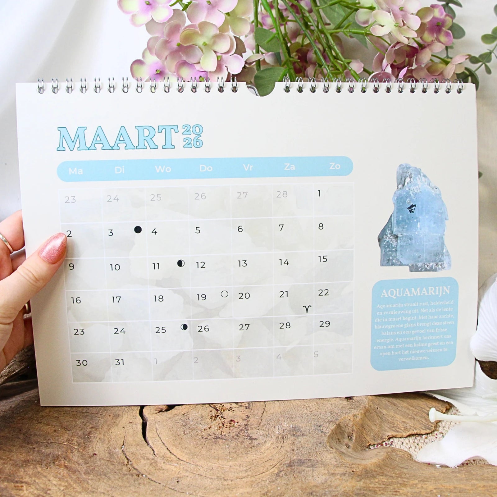 Edelsteen Maan(d) Kalender 2026