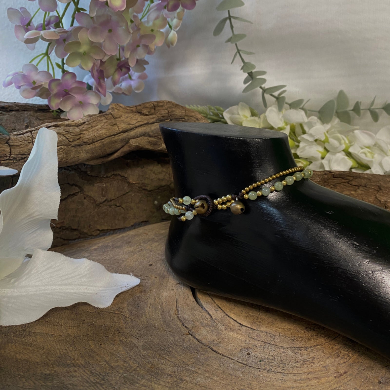 Enkelbandje gipsy-stijl Jade