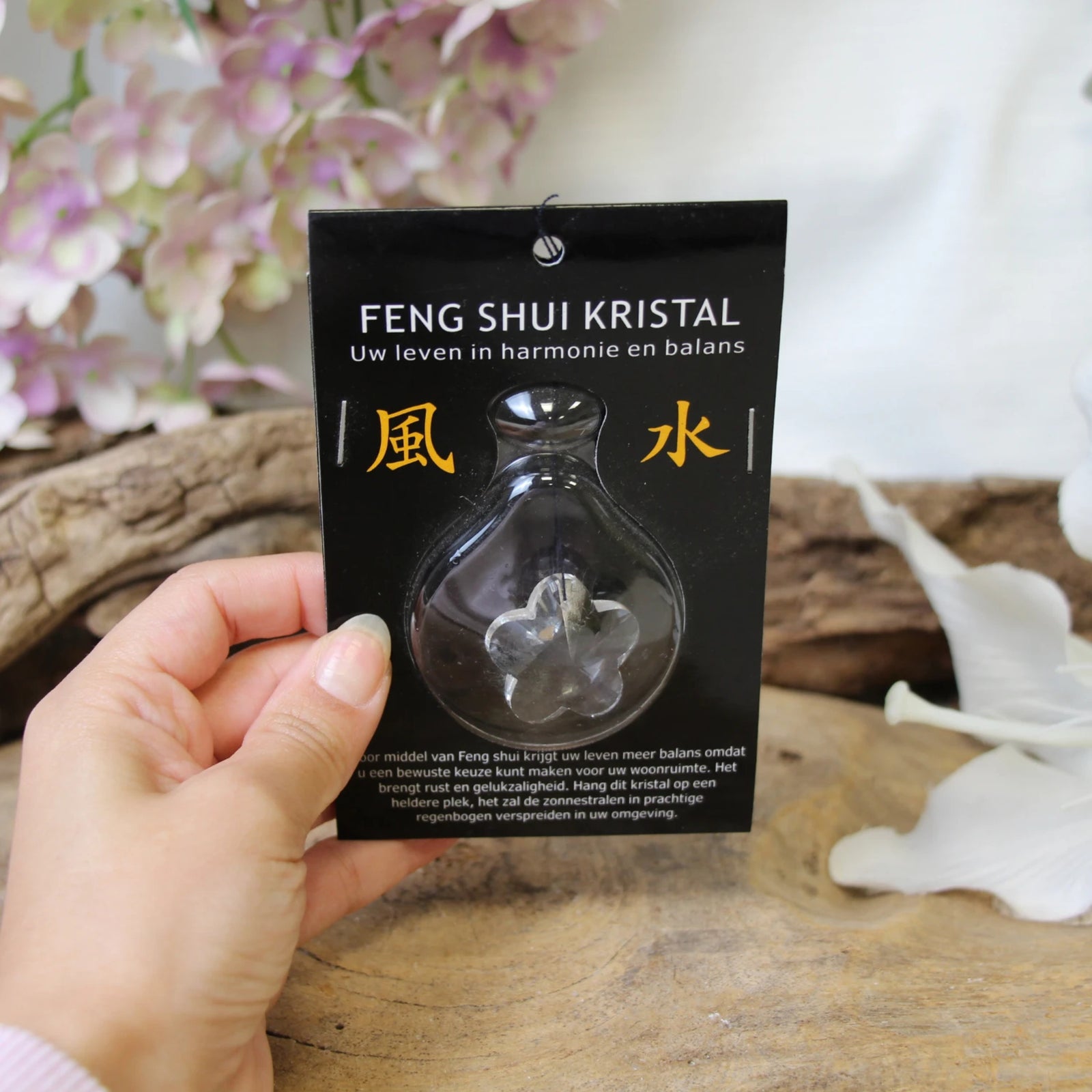 Feng shui raamhanger bloem