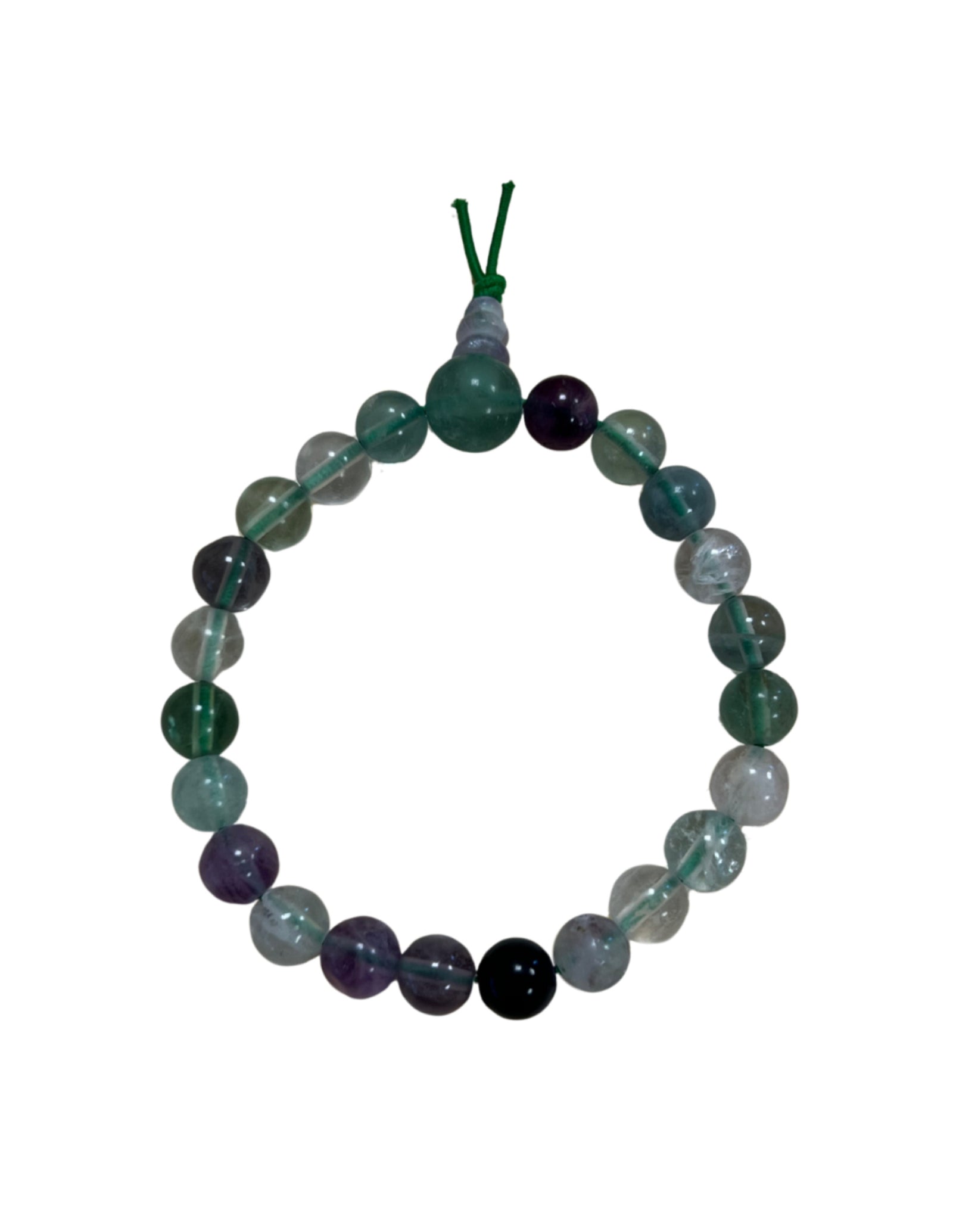 Fluoriet regenboog powerbead armband