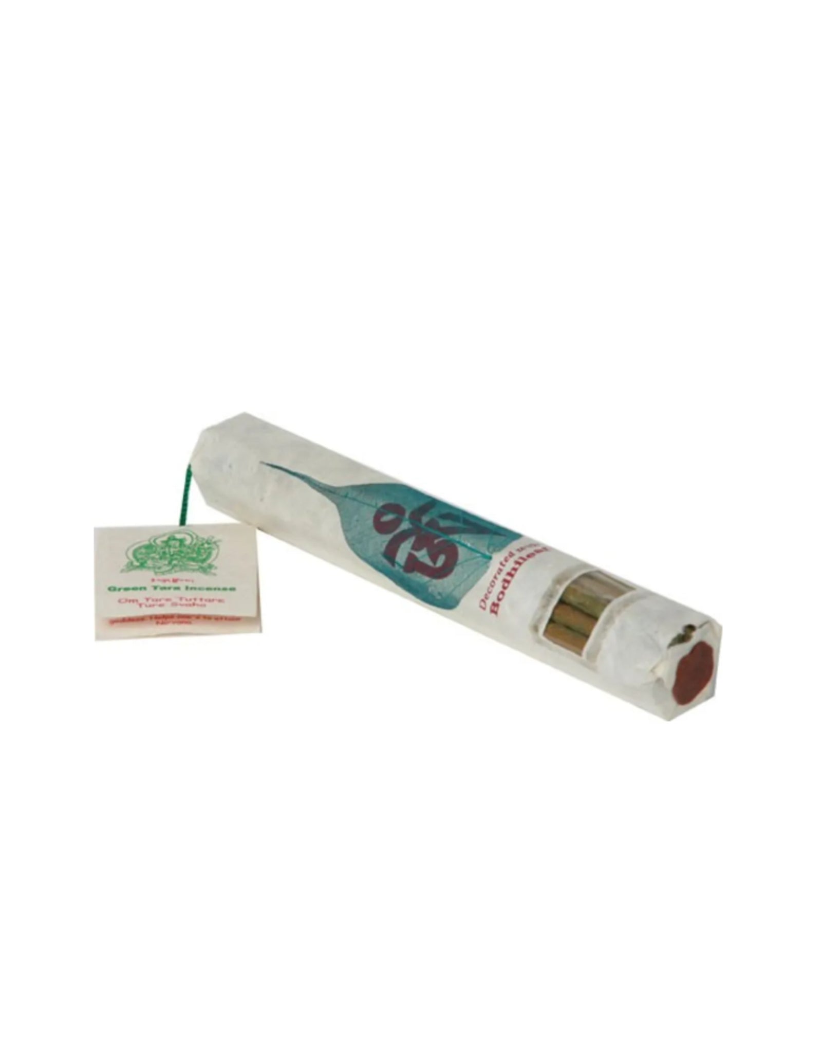 Green Tara Tibetaanse wierook stokjes met Bodhileaf