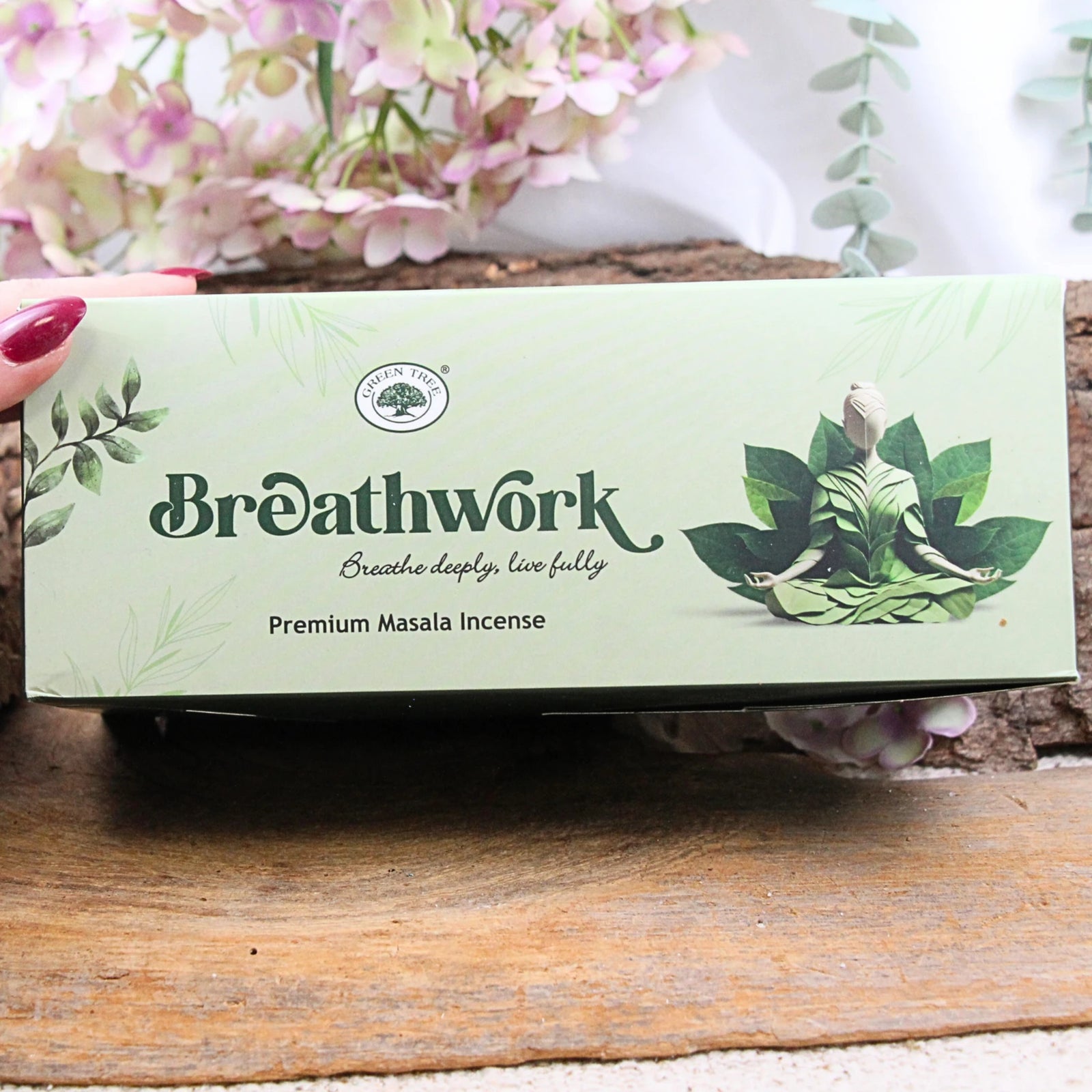 Green Tree Breathwork wierook 15 grams - doos van 12 st.