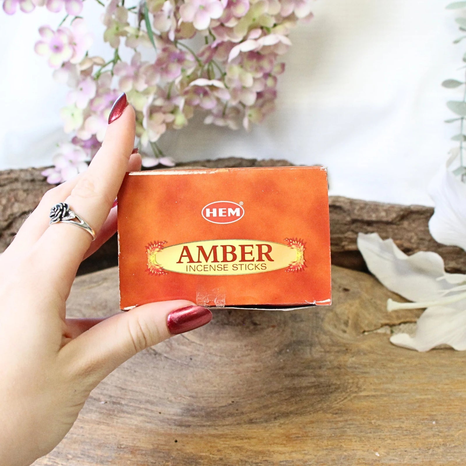 Hem Amber wierook - doos van 6 st.