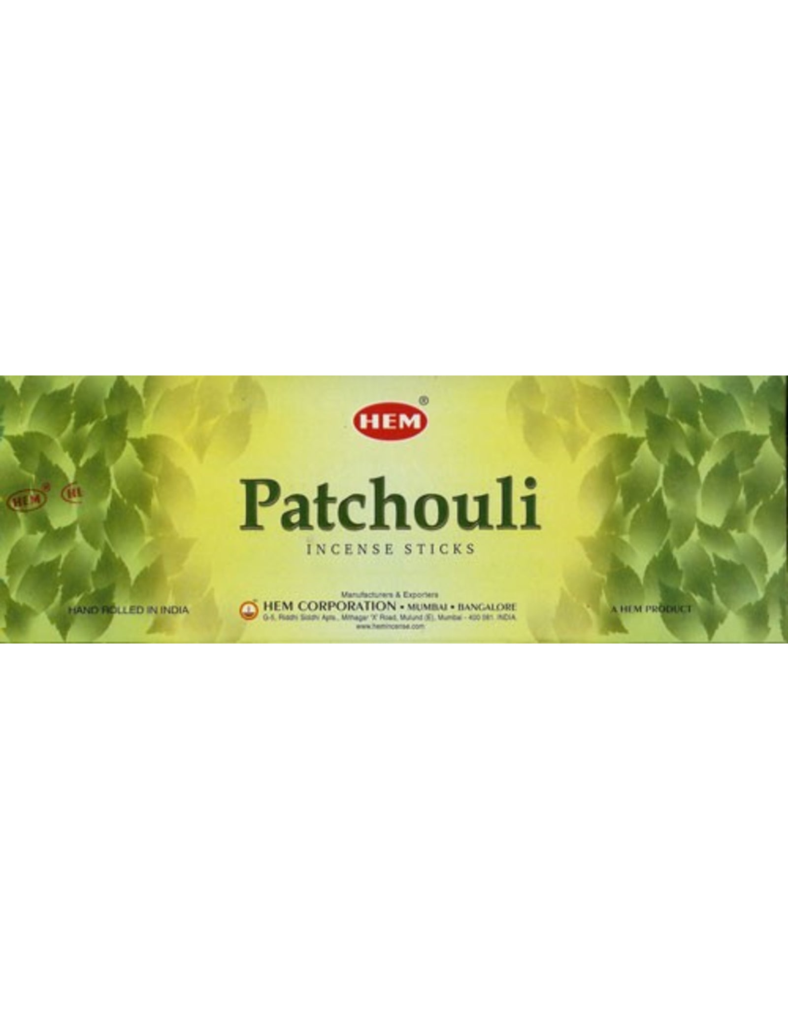 HEM Patchouli Wierook Stokjes