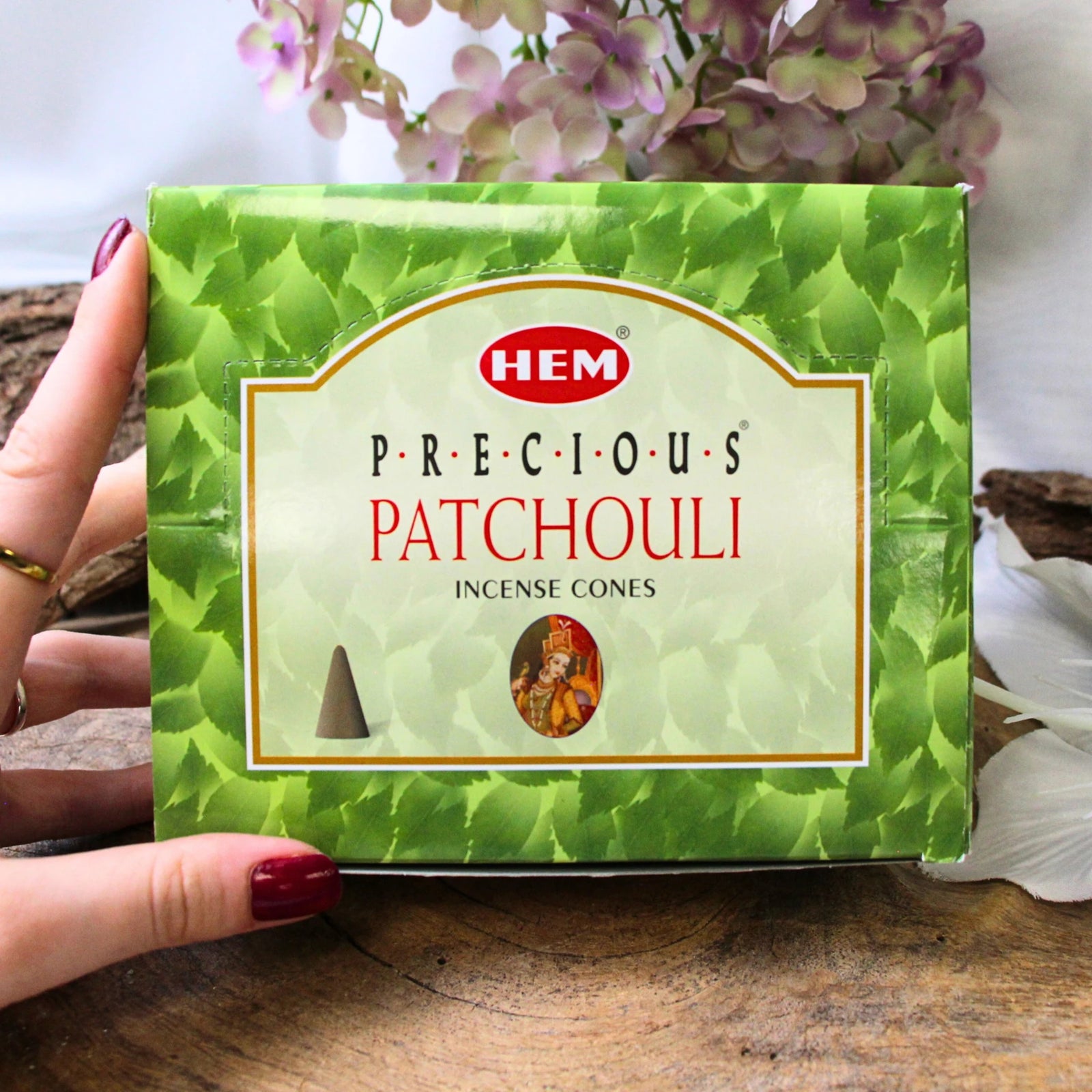 HEM Precious Patchouli Wierook kegels - doos van 12 st.