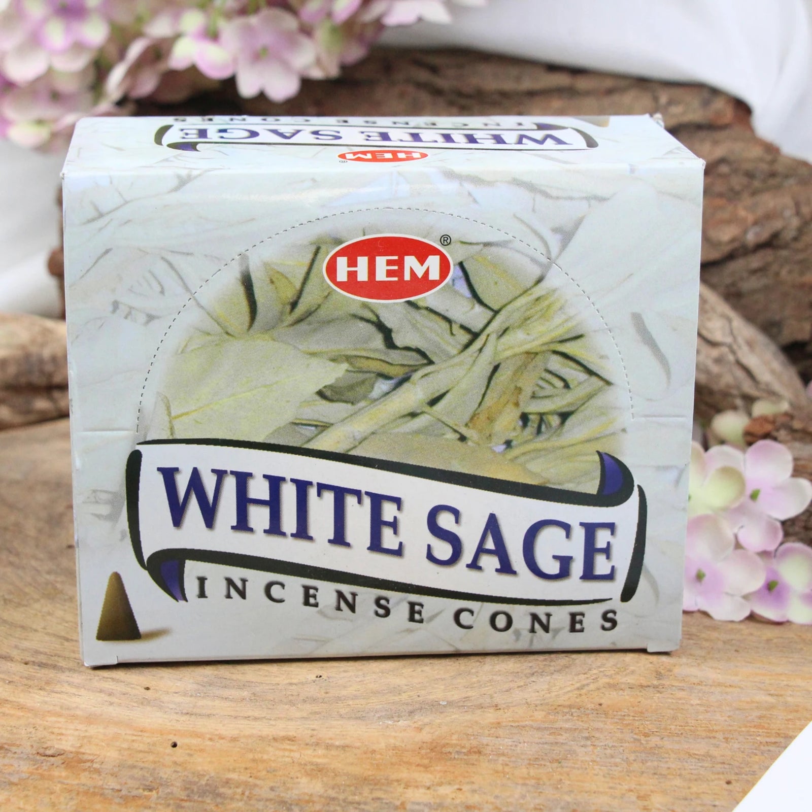 HEM White Sage Wierook kegels - doos van 12 st.