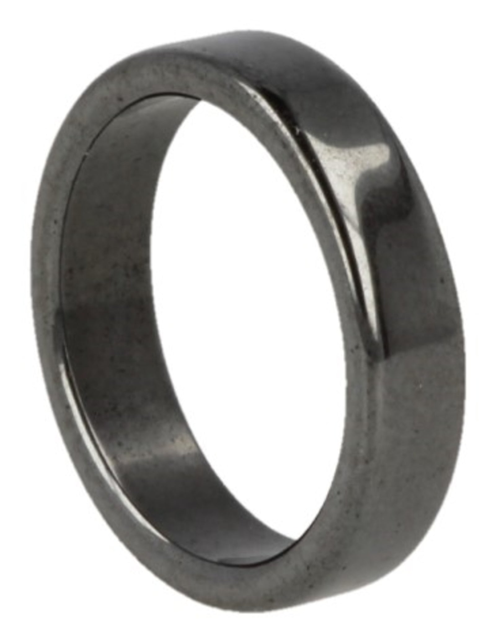Hematiet edelsteen ring plat 5 mm - 16