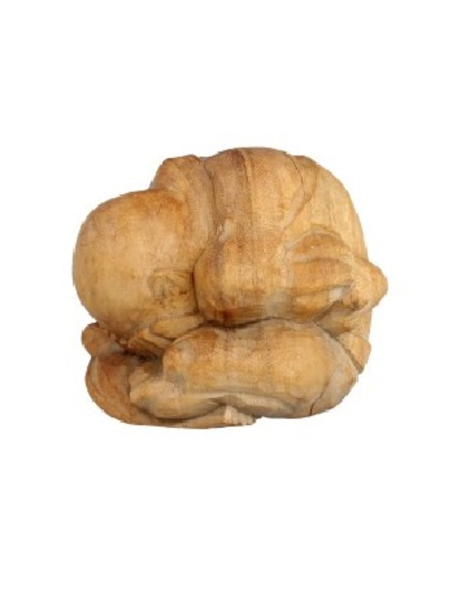 Houten Yogiman - Orang Malu - ca. 14 cm - nr.3
