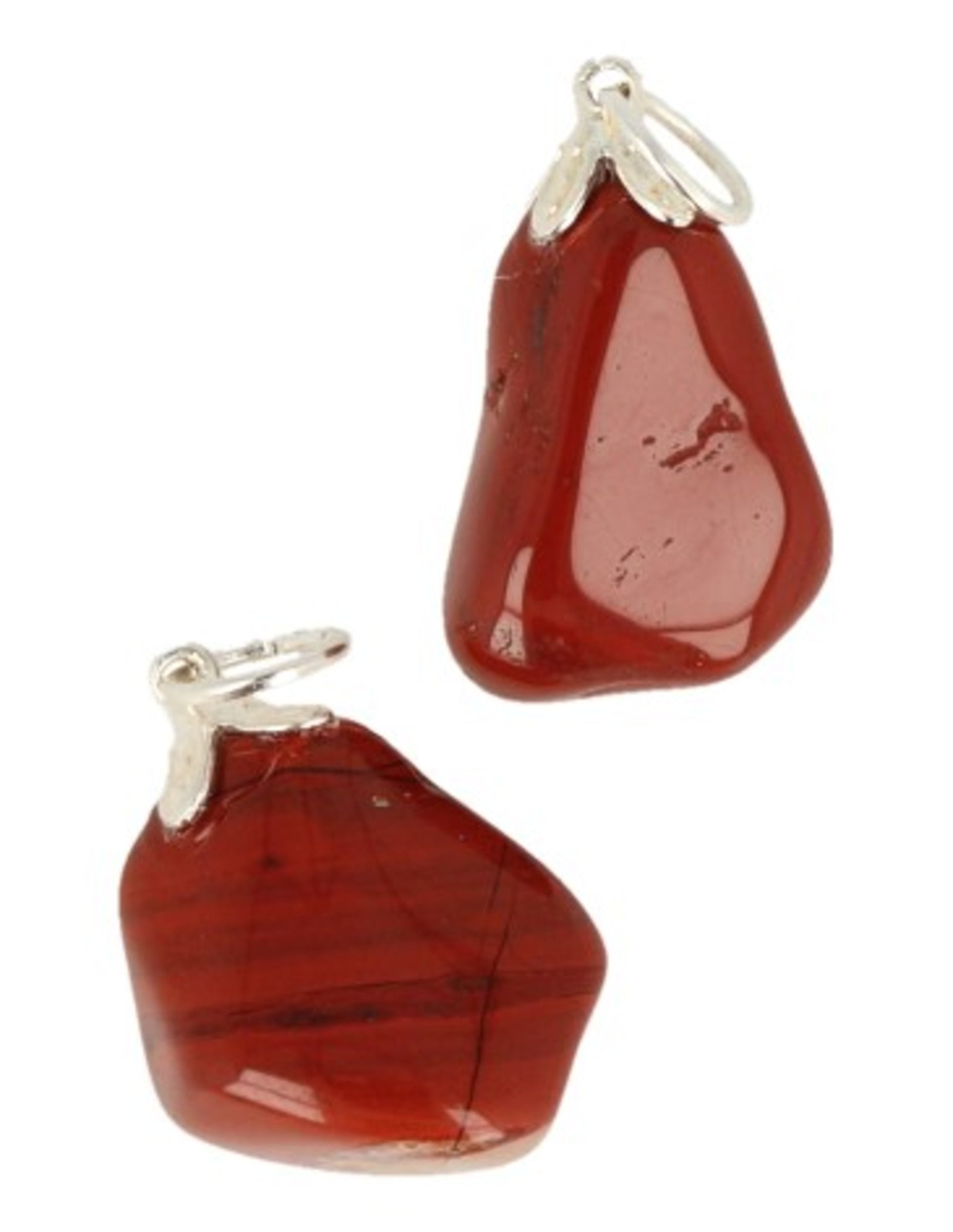Jaspis rood edelsteen hanger