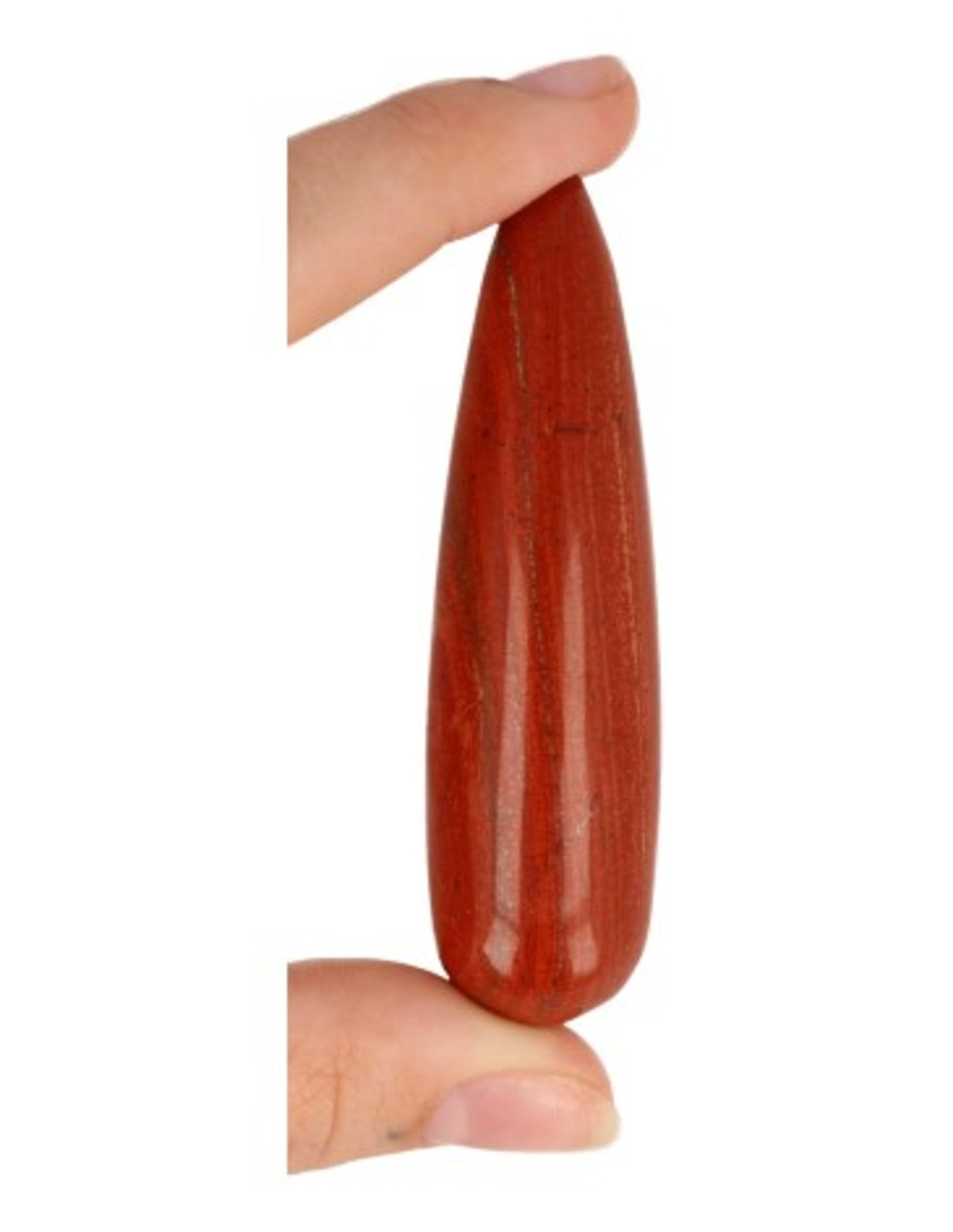 Jaspis rood massage griffel 7,5 cm