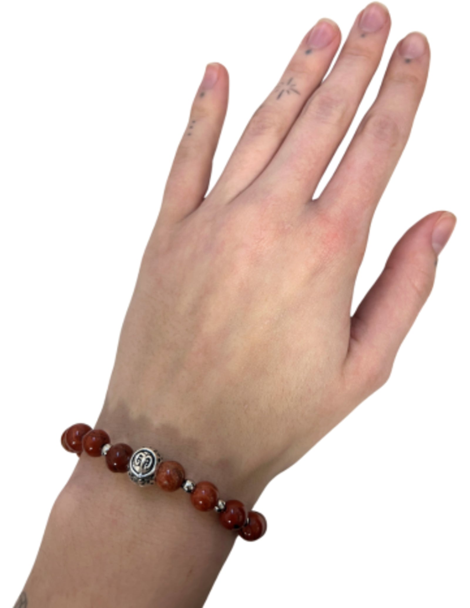 Jaspis rood sterrenbeeld armband - Ram