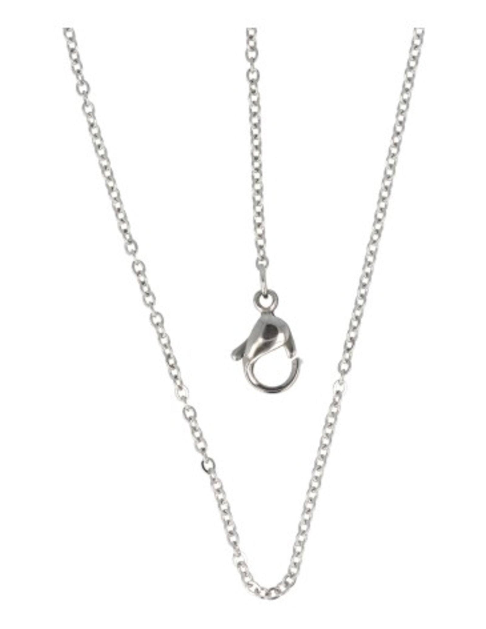 Ketting ankerschakel 1,6 mm 50 cm rvs