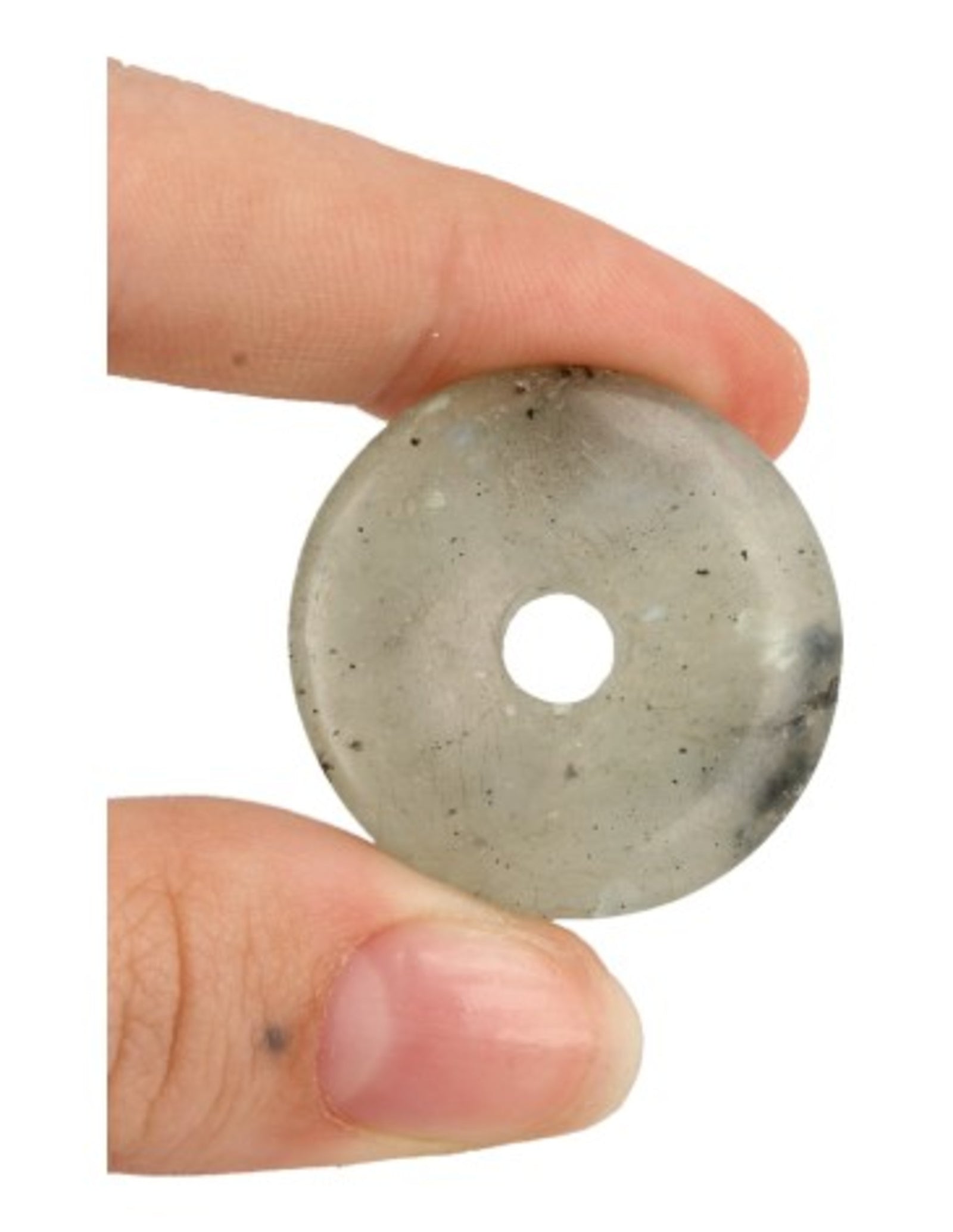 Labradoriet donut 30 mm