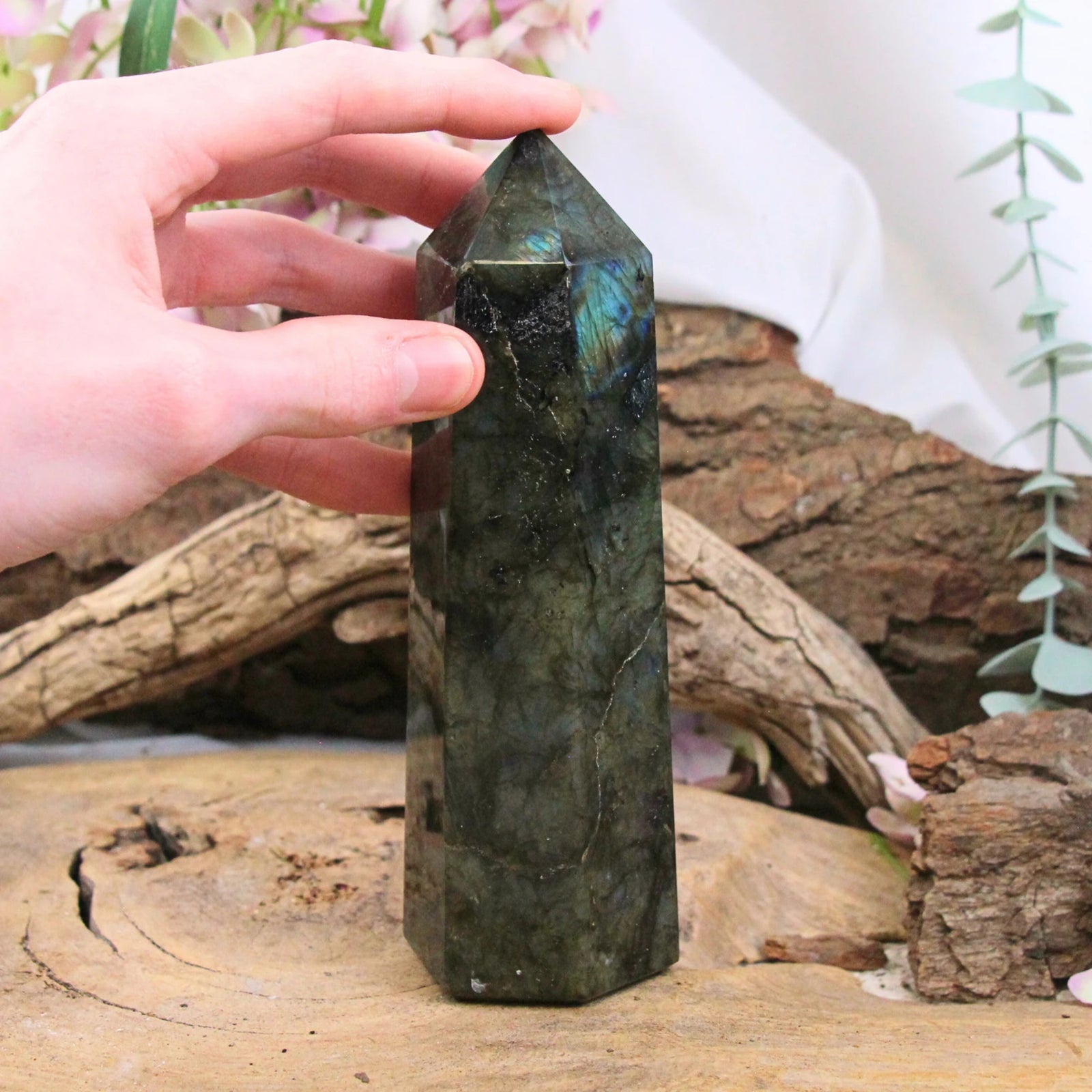 Labradoriet edelsteen punt nr.15