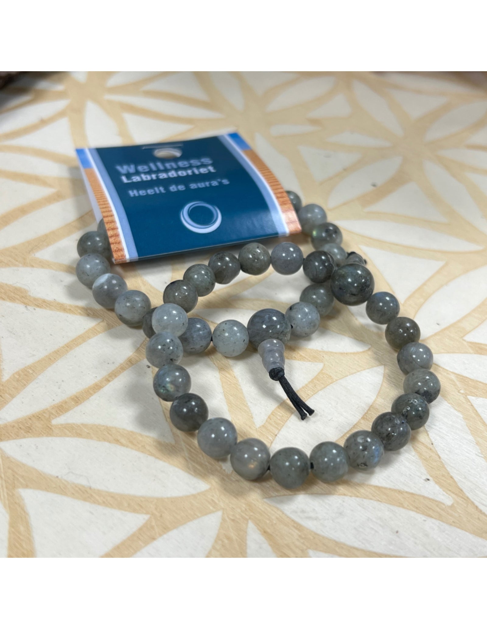 Labradoriet powerbead armband