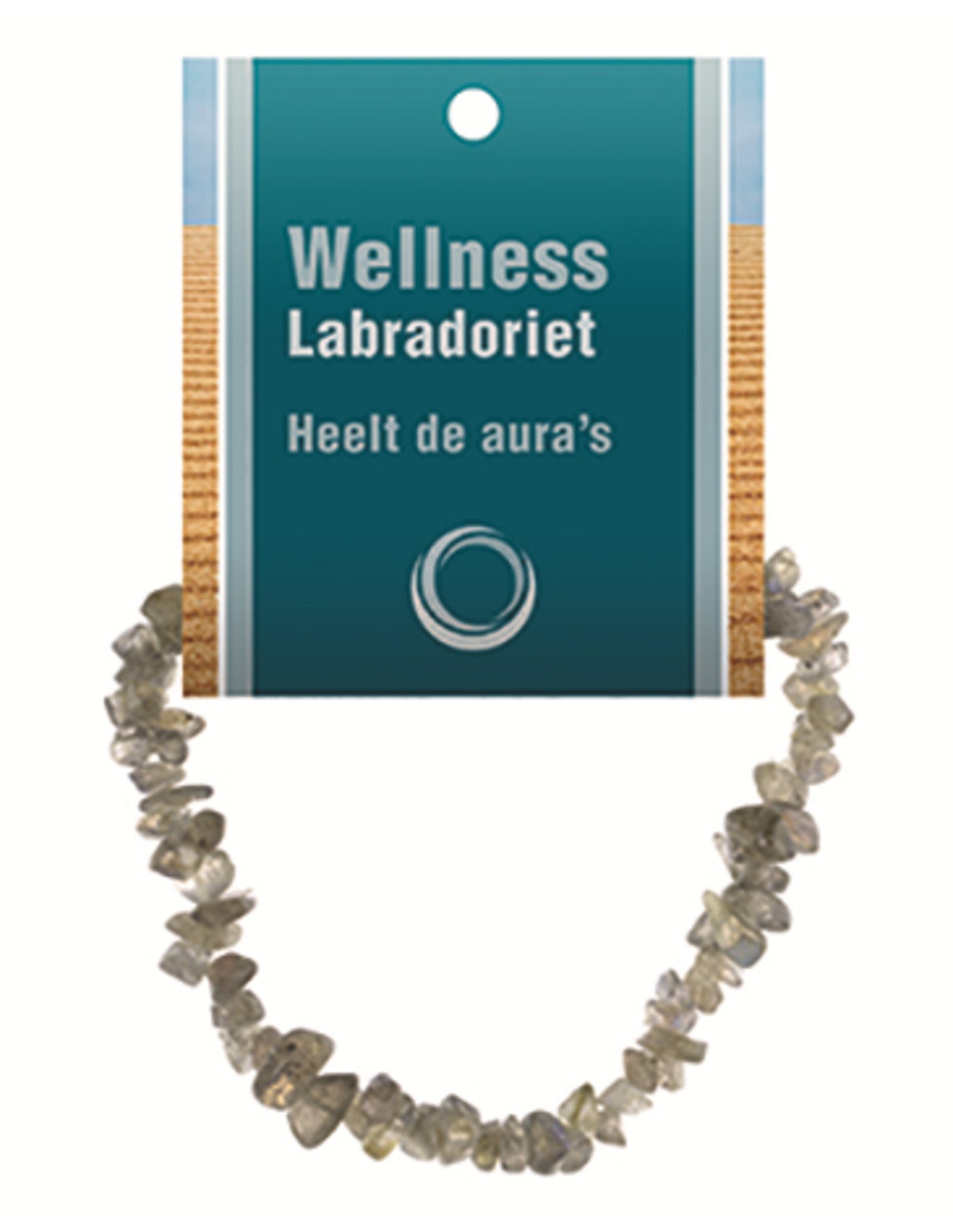 Labradoriet splitarmband + kaart