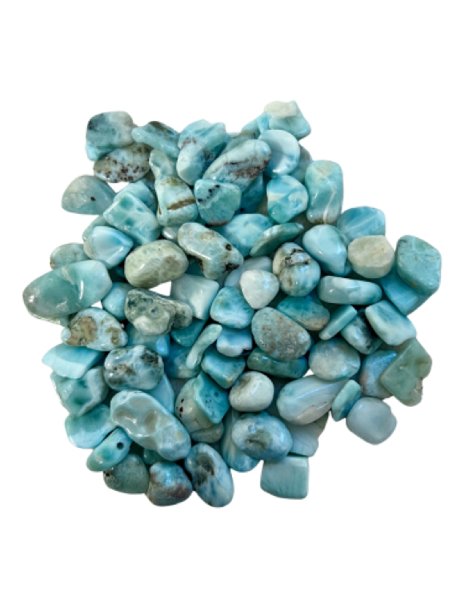 Larimar A 50 gr. trommelstenen (mt1)